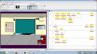 LogixPro Door Simulation 3 example Latch instructions [upl. by Rann]