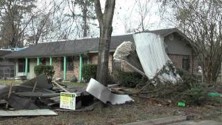 Lufkin Tornado Damage [upl. by Sander905]