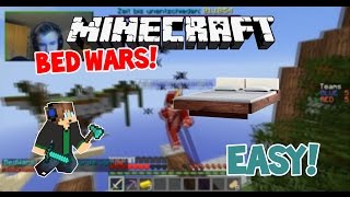 BED WARS 16  Easy  Lets Play Minecraft Bed Wars Deutsch FullHD [upl. by Isnam]