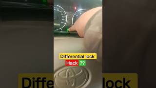 Toyota Land Cruiser Rear Diff Lock Hack youtubeshorts youtube ytshorts [upl. by Alyahs]