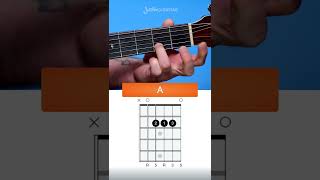 How to play the A Chord on Guitar its so easy Shorts [upl. by Gurl534]