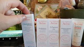 Wow Introducing 5 different quotEau Thermale Avenequot Skin Care Samples and Mini Unboxings [upl. by Akinahs889]