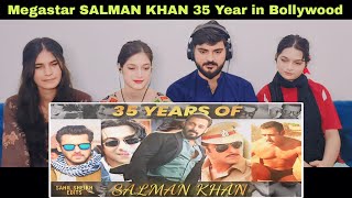 35 Years Of Salman Khan  Megastar Salman Khan  Tribute To Salman Khan  Tiger 3 ✨ [upl. by Lleryt584]