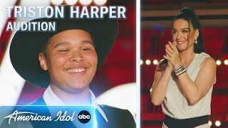 Powerful Performance 15YearOld Triston Harper Sings Jason Isbells quotCover Me Upquot on American Idol [upl. by Anuaf]