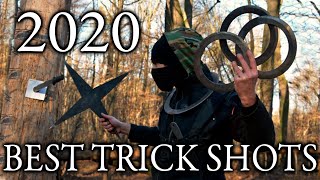 The BEST of ChakramShurikenAxeKnife Throwing Trick Shots Compilation 2020 [upl. by Rhtaeh549]