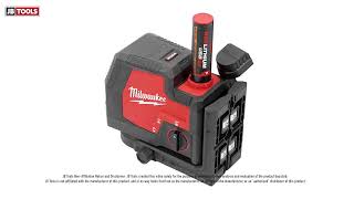 MILWAUKEE GREEN BEAM LASER LEVEL 100FT REDLITHIUM USB RECHARGEABLE SKU MLW352121 [upl. by Will]