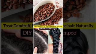 FlaxSeed DIY shampoo for hair loss or Dandruff remove [upl. by Ecnav392]