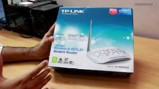 TPLink N150 ADSL WiFi Router Unboxing TDW8951ND [upl. by Benildas]