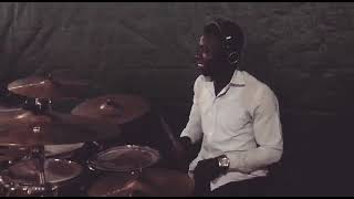 Ekueme playing drums at Rehearsal At Church [upl. by Aidualc]