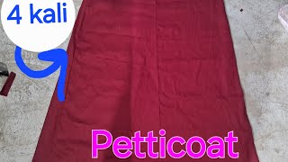 4 pannel Petticoat ki stitching 🤩 [upl. by Leuqram]