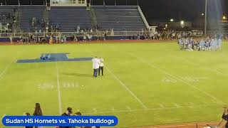 2024 SHS Football  Sudan Hornets vs Tahoka Bulldogs [upl. by Hamner]