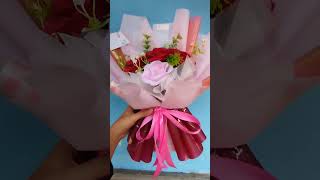 Order shopee otama florist diycraft flowers buketulangtahun bucket bouquet bouquetbunga [upl. by Soma]