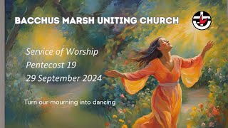 Bacchus Marsh Uniting Church  Sunday 29th September 2024 [upl. by Akimrej]