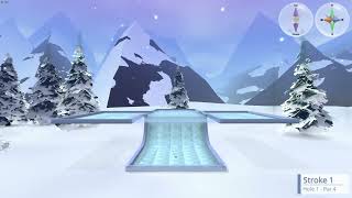 4D Golf Arctic  Quarter Pipe 2 strokes [upl. by Frayda560]