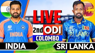 India vs Sri Lanka 2nd ODI  Live Cricket Match Today  IND vs SL Live Match Today  IND vs SL ODI [upl. by Boleslaw]