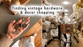 hunting for vintage hardware amp decor for the cottage DECOR HAUL  XO MaCenna Vlogs [upl. by Chrysa501]