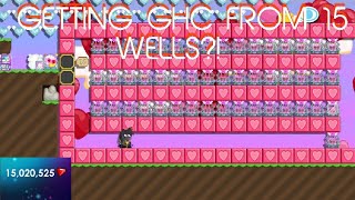 Growtopia Valentine Wells Gambling Gone Crazy 2024 [upl. by Pauwles]