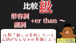 中学2年英語【比較級①】文法解説 [upl. by Sullecram]