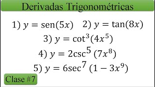 Derivadas trigonométricas  Teoremas básicos [upl. by Pulchi]