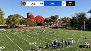 CCS Varsity Football VS Mercersburg Academy — 10192024 [upl. by Lemor76]