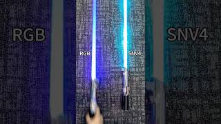 RGB lightsaber VS Neopixel Lightsaber neopixel lightsaber starwarsfan toys [upl. by Eelessej590]