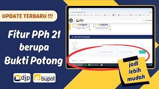 UPDATE TERBARU  PPh 21 berupa Bukti Potong Via DJP Online Karyawan atau Orang Pribadi [upl. by Dyson]