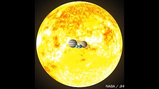 Planètes du système solaire à l’échelle en taille vitesse de rotation et inclinaison axiale [upl. by Frendel]