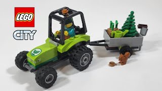 Lego City 60390 Park Tractor  Lego Speed Build [upl. by Norabal]