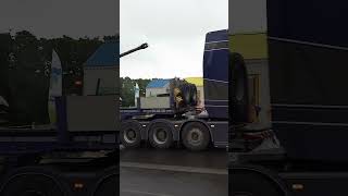 Scania 770 transporting German King Tiger Tank Normandy France 2024 ww2 tank history [upl. by Krishna]