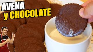 🍪 Galletas de AVENA y CHOCOLATE  ¡Receta Deliciosa para Consentirte 😋👌 Receta  971 [upl. by Jerri]