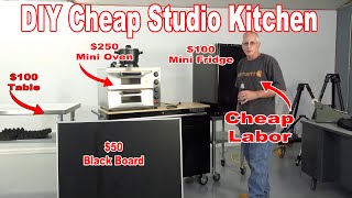 DIY Budget Portable Kitchen Setup for YouTube Studio or Cooking Videos [upl. by Doran]