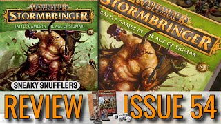 Warhammer Age of Sigmar Stormbringer  Issue 54 review with painted miniatures [upl. by Hanshaw]