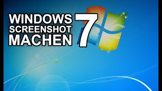 Windows 7 Screenshot machen [upl. by Aninay]