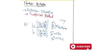 Absorption and Stripping using Kremser Equation [upl. by Abercromby]