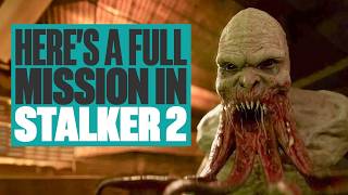 STALKER 2 Heart of Chornobyl  Full Mission Gameplay in 4K on PC [upl. by Llenaj]