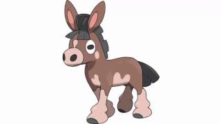 Pokemon Cries  Mudbray  Mudsdale [upl. by Barmen]