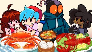 FRIDAY NIGHT FUNKIN DAILY EATING CHALLENGES MUKBANG  FNF ANIMATION MUKBANG [upl. by Juliet211]