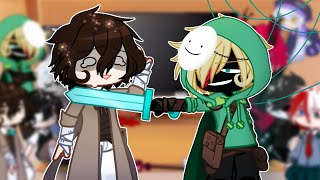 My fav characters react to each other  Dream and Dazai  Part 44 [upl. by Lika597]