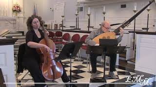 Adagio from Sonata 2 in E minor by Benedetto MarcelloStephanie Hunt Baroque cello [upl. by Peggy]