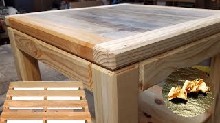 Fabrication table basse bois de palette [upl. by Irod943]