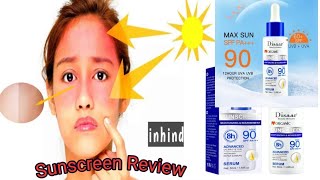 Disaar Suncreen Serum Review suncreen sunprotection [upl. by Deden115]