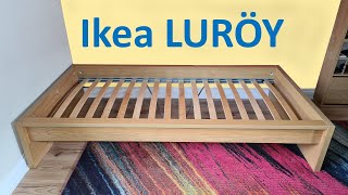 IKEA SLÄKT Bed frame assembly instructions [upl. by Refennej]