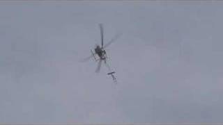 Backwards Helicopter Autorotation Bell47 [upl. by Hultin506]