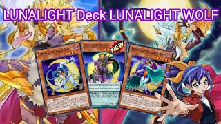 LUNALIGHT Deck LUNALIGHT WOLF YuGiOh Duel Links [upl. by Ondrej]