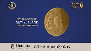 Hattons of London 2019 New Zealands First Ever Gold Quarter Sovereign [upl. by Otiv]