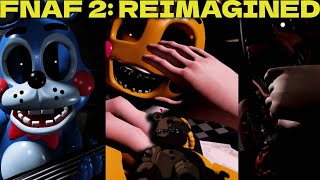 El fnaf 2 con mejores jumpscares que he visto Fnaf reimagined  roblox [upl. by Venetia592]