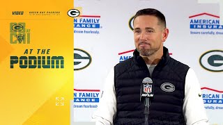 Matt LaFleur on Packers’ win vs Bears ‘You have to be resilient’ [upl. by Aileda]