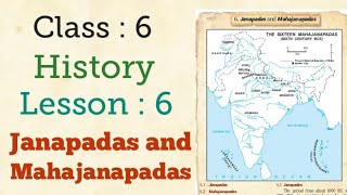 6th History Lesson6 Janapadas and Mahajanapads Maharashtra Board [upl. by Cassil]