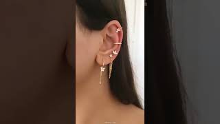 The Best Earrings for a Night transformation✨ howtostyle piercing LeadWithLove [upl. by Eihtur737]