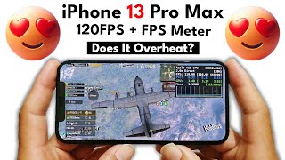 iPhone 13 Pro Max PUBG 120FPS Test  Stable or Not [upl. by Ayahsey]